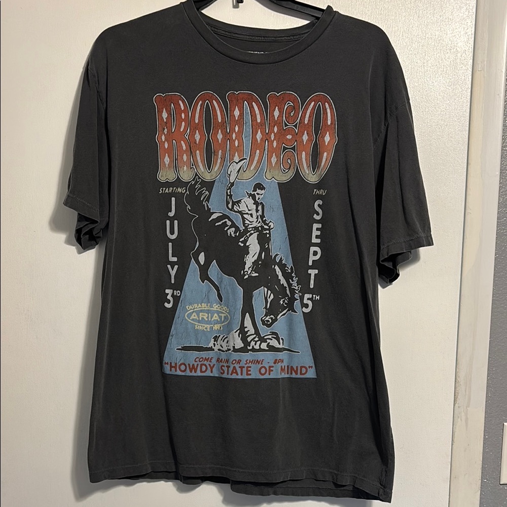 Ariat Charcoal Rodeo Graphic Tee